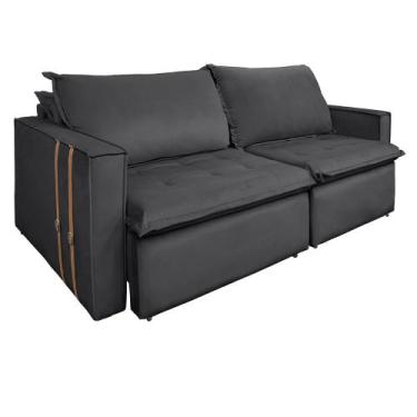 Imagem de Sofá Retrátil Reclinável 2 lugares 180 cm México Veludo K01 - D'Rossi,