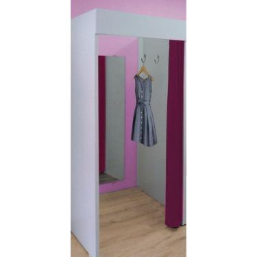 Imagem de Provador de Roupas Simples 90x90cm Branco