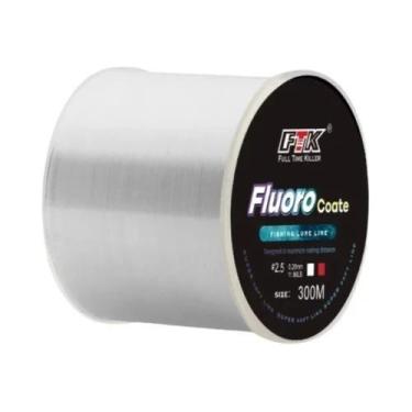 Imagem de Linha De Pesca Revestida Com Fluorocarbono 300m 500m, Linha Líder De F