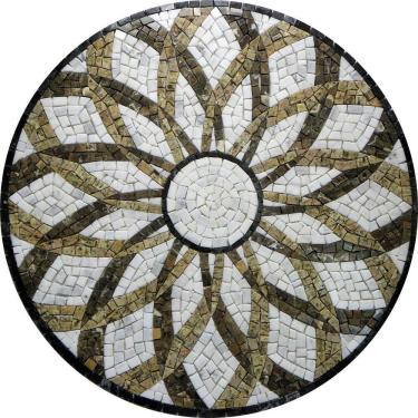 Imagem de Piso Em Mosaico Romano Vortice