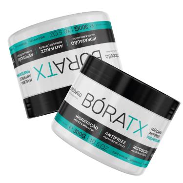 Imagem de Kit 02 Btx Capilar Redução De Volume Boratx Borabella 300g