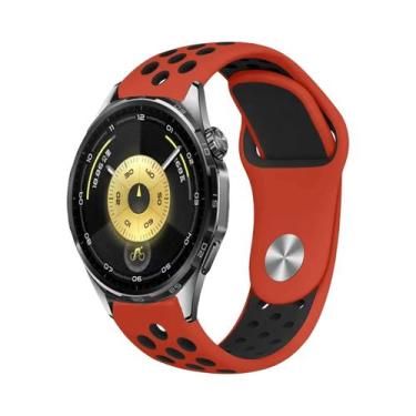 Imagem de Pulseira De Silicone Esportiva 22/20/18mm Para Huawei Watch GT5 GT6 GT