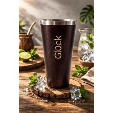 Imagem de Copo Térmico Sleek 473 ML Hammer Tobacco GLUCK