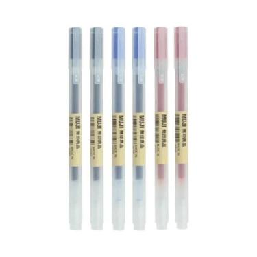 Imagem de Conjunto De Canetas Gel Pretas, Vermelhas E Azuis 038 05mm, 6-8 Peças 