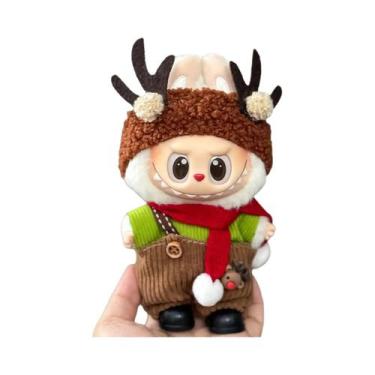 Imagem de Conjunto De Natal Labubu Com Roupa Vermelha Para Bonecas V1 V2 V3 - Pr