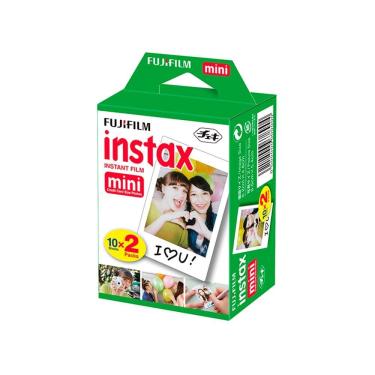 Imagem de Filme Com 20 Fotos Borda Branca Fujifilm Instax Mini Foto Colorida