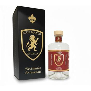Imagem de VODKA PREMIUM SAN MARCO DI LEON-DESTILAÇÃO TRIPLA-15 FILTRAÇÕES-PURA-A