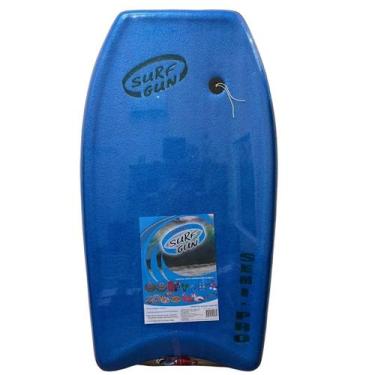 Imagem de Prancha De Surf Bodyboard Surf Gun Grande Semi Pro 100x58 Cm2, Azul