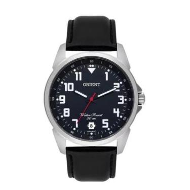 Imagem de Relógio Orient Masculino Couro Preto MBSC1031 P2PX - RELOGIO ORIENT
