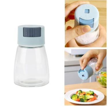 Imagem de Porta Temperos Organizador Dispenser Condimentos Vidro 180ml - Y888, A