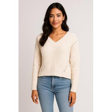Imagem de Blusa De Frio Feminina Tricô Qentinha M ao G - SAK Modas, Chumbo, G