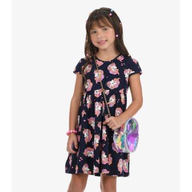 Imagem de Vestido Cotton Rovi Kids Azul