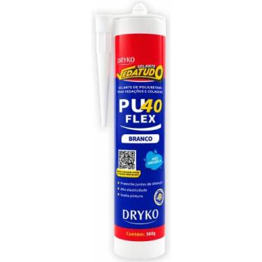 Imagem de Selante 360g Pu40 Flex Vedatudo Branco - PU40FLEX360G-BR - DRYKO
