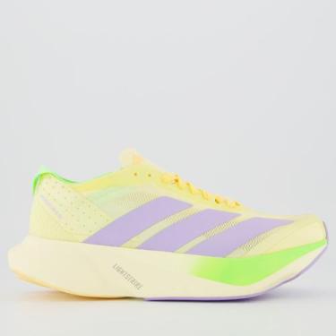 Imagem de Tênis Adidas Adizero Drive RC Feminino Amarelo, 37