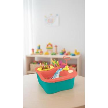Imagem de Pia Infantil Com Torneira Que Sai Água 22 Acessórios - Congratulations
