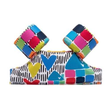 Imagem de Panda pool - boia tripla infantil - cubo mágico -, B2 - 14 a 25kg