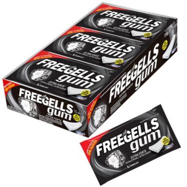 Imagem de Freegells Gum Chiclete Extra Forte Zero Açúcar 15 Unidades - Riclan