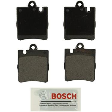 Imagem de BOSCH BE873 Conjunto de pastilhas de freio a disco semimetálico azul - compatível com Mercedes-Benz C230, C240, C280, C32 AMG, C320, C350, CLK320, CLK350, SLK350; TRASEIRA