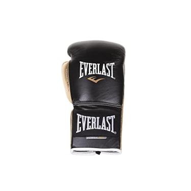 Imagem de LUVAS DE TREINO POWERLOCK AMARRAÇÃO EVERLAST PRETO/DOURADO 18 OZ