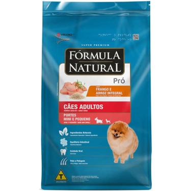 Imagem de Ração Fórmula Natural Pró Super Premium Sabor Frango e Arroz Integral para Cães Adultos Raças Minis e Pequenas - 2,5 Kg