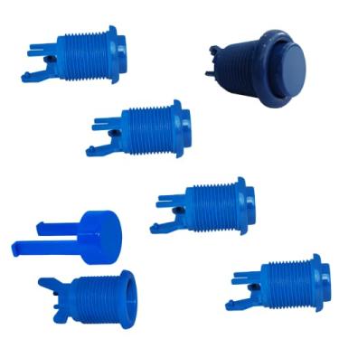 Imagem de Kit Fliperama 25 Botões De Nylon Com Micros Arcade Bartop Electromatic (Verde)