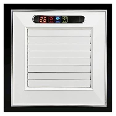 Imagem de Fã exausto 30 × 3 0cm TETIDO VENTILATOR FAIXA FAIS DE ESPAÇÃO CONUZER VENTO RECOTO DE VENTO DE RECOLAMENTO MUTO MUTO PURIFICADOR DE AR ​​IONIZADOR COLOS DO FELHOR, BRANCO/GOLD Ventiladores de ventilaç