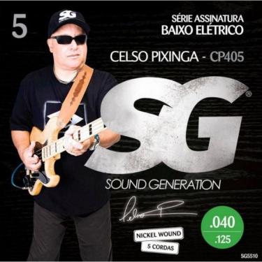 Imagem de Encordoamento Para Contrabaixo 5 Cordas .040 Celso Pixinga