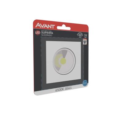 Imagem de Spot Direcionável Quadrado Avant Supimpa 5w 6500K