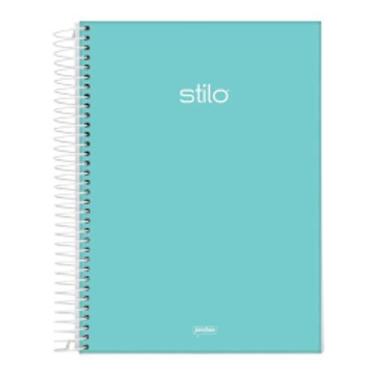 Imagem de Caderno Universitário Capa Dura 01 Matéria 80 Folhas Jandaia Stilo Pastel Verde