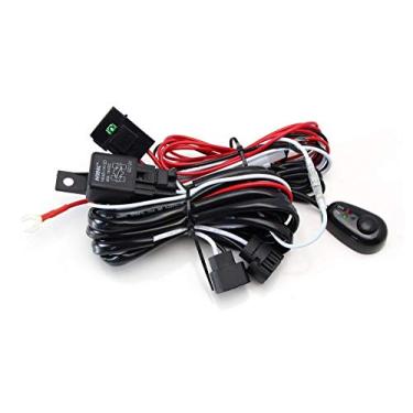 Imagem de iJDMTOY (1) 5202 PSX24W 2504 Relay Harness Wire Kit with LED Light ON/OFF Switch For Aftermarket Fog Lights, Driving Lights, HID Conversion Kit, LED Work Lamp, etc
