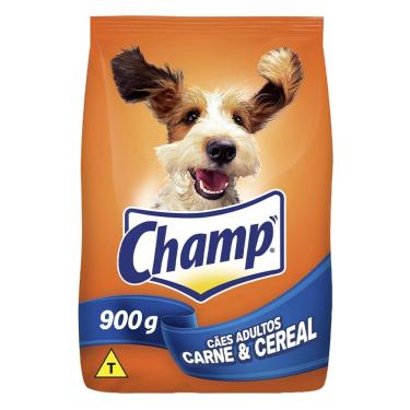 Imagem de Ração Champ Carne e Cereal Para Cães Adultos - 900 g
