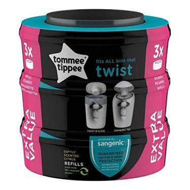 Imagem de Refil Para Lixeira Tommee Tippee Twist & Click - 3 Peças