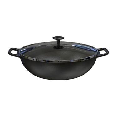 Imagem de Panela Frigideira Wok 2 Alças de Ferro Fundido TV PF 36cm