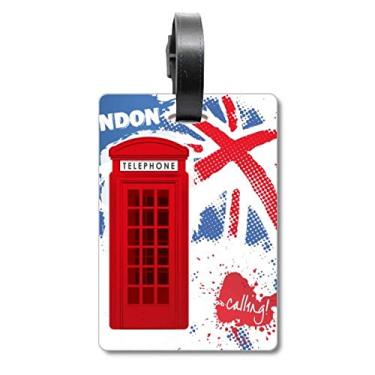 Imagem de Bandeira de Londres da Grã-Bretanha, Reino Unido, Bolsa de Mala, Etiqueta para Bagagem, Cartão, Scutcheon
