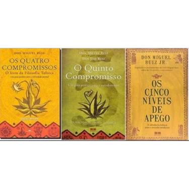 Imagem de Kit 3 Livros Don Miguel Ruiz Quatro/Quinto Compromissos