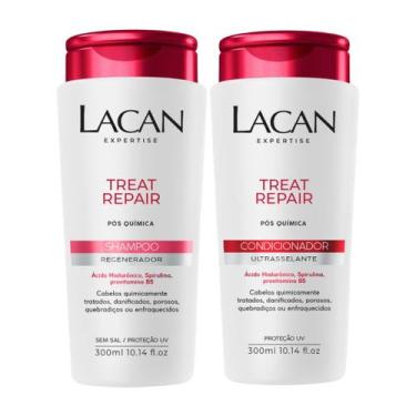 Imagem de Kit Lacan Treat Repair Shampoo + Condicionador Pos Quimica
