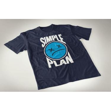 Imagem de Camiseta De Rock Bnada Simple Plan Altenative Rock - Porto Stamp