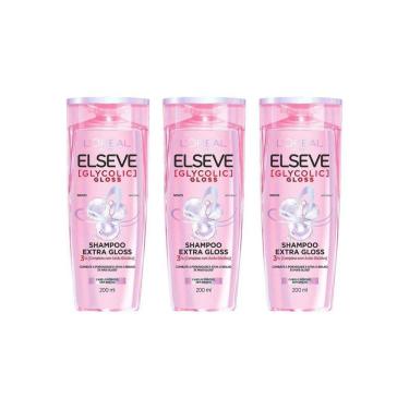 Imagem de Shampoo Elseve 200Ml Glycolic Gloss - Kit C/3Un