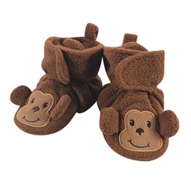 Imagem de Hudson Baby Conjunto de acessórios de inverno unissex para crianças, Macaco, 0-6 meses