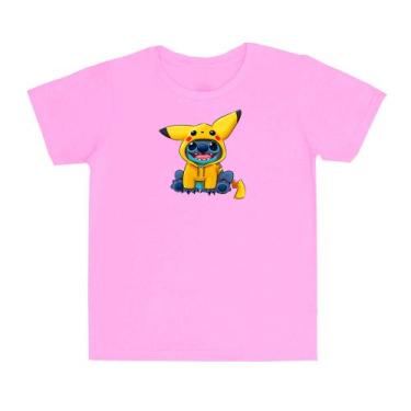 Imagem de Camiseta Stitch Lillo Anime Desenho Blusa Premium Camisa  - Acl Ateliê