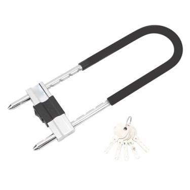 Imagem de Bloqueio Em U para Motocicleta, Ulock de Bicicleta Ultra Resistente, Bloqueio Anti-roubo de Bicicleta de Alta Segurança, Com 5 Chaves, Bloqueio de Chave Externo Ulock Resistente