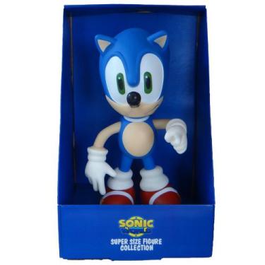 Imagem de Bonecos Sonic Collection Grande 25cm Caixa Azul - Super Size Figure Co