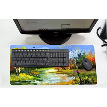 Imagem de Mouse Pad Desk Pad Mousepad Grande 30x70cm - Bosque