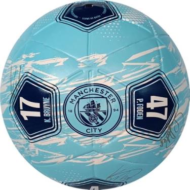 Imagem de Bola de Futebol Campo Nº 5 Manchester City Assinaturas New