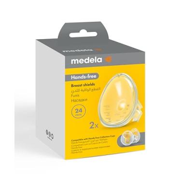 Imagem de Funis de Extração para o Kit de Extração com Mãos Livres da Medela, Acessório para o Kit de Extração com Mãos Livres Medela, Livres de BPA, 24 mm (M), 2 unidades