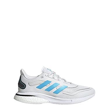 Imagem de adidas Tênis de Corrida Supernova Feminino, Cristal branco/sinal ciano/preto, 10.5