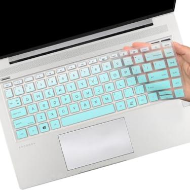 Imagem de Capa de teclado MUBUY para laptop HP Probook 440 445 G8 G9 G10, HP Probook 640 G7 G8 35.6 cm, laptop HP Probook 14 2023 2022 acessórios de proteção de teclado OmbreMint