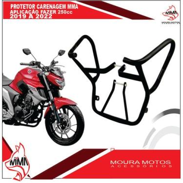 Imagem de Protetor para carenagem tanque e motor fazer 250 2019 ate 2023 - MOURA