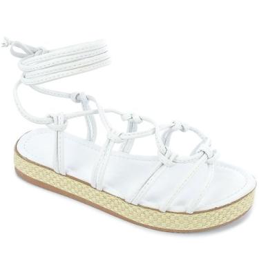 Imagem de Sandália FlatForm de Amarrar com Solado de Corda Amarração Verão Macer