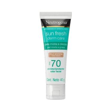 Imagem de Protetor Solar Facial Neutrogena Sun Fresh FPS70 Morena 40g - Neutroge